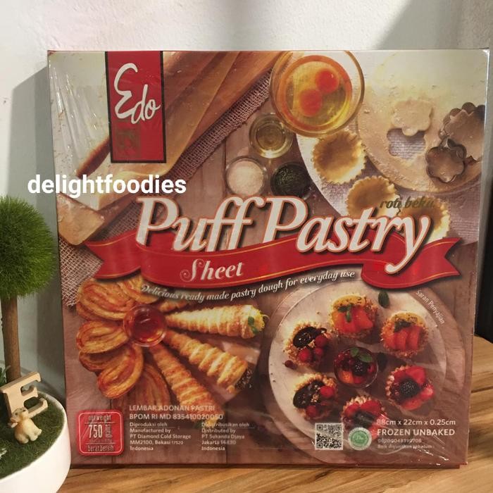 

BisaInstan- puff pastry edo sheet / kulit pastry edo