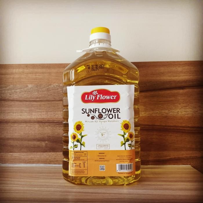 

Kirim,HariYgSama- Sunflower oil / minyak bunga matahari merek lily flower 5lt