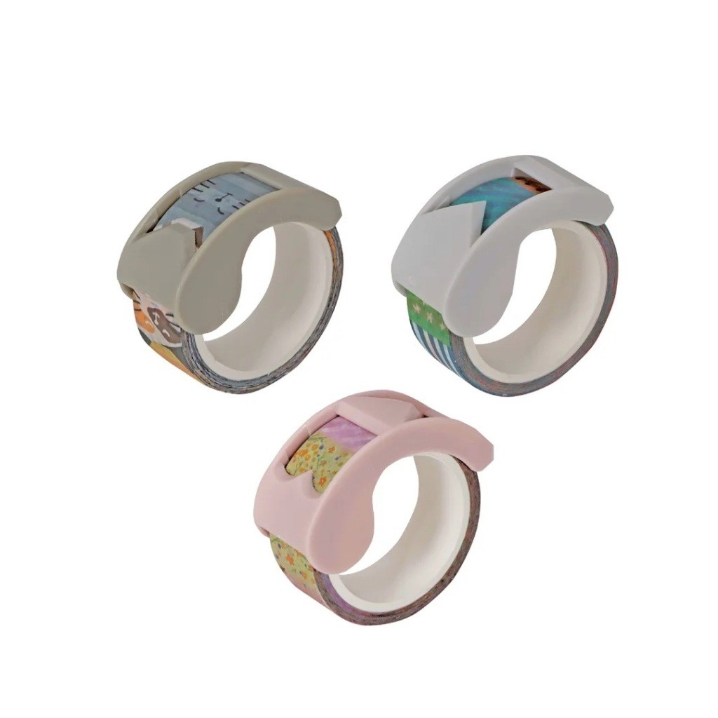 

Kutsuwa Masteno Bon 2 Way Masking Tape Cutter 15mm Pemotong Tape Motif Pita Decor