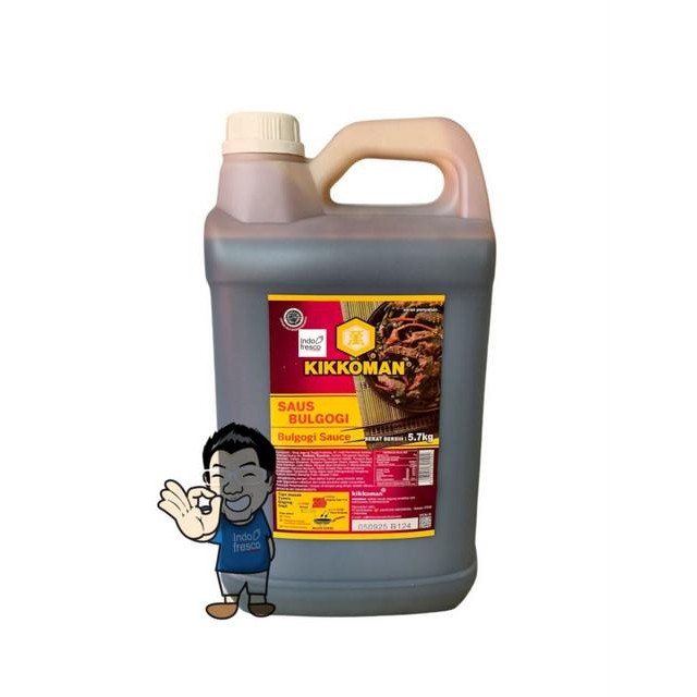 

Kirim,HariYgSama- Kikkoman Bulgogi Sauce- Saus Bulgogi Jerigen Halal 5.7Kg