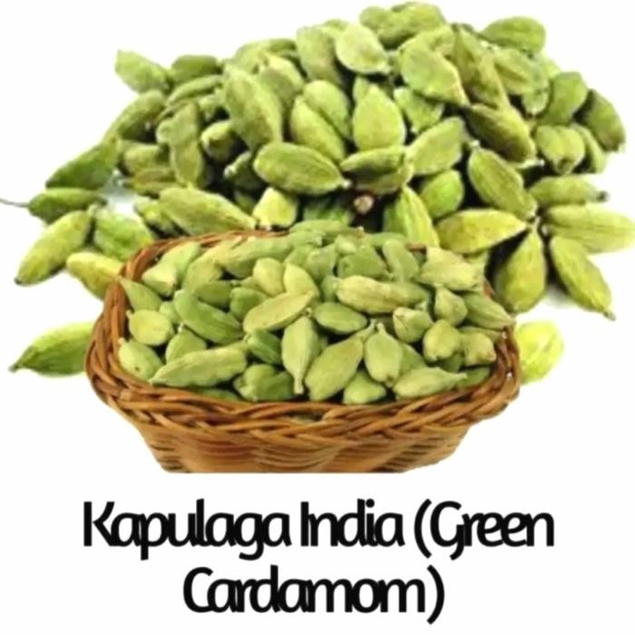 

BisaInstan- Kapulaga hijau 1kg/Kapulaga india Caradamon hel ilaichi