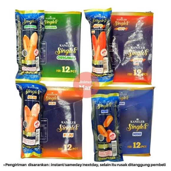 

Kirim,HariYgSama- Kanzler Singles Sosis Siap Makan 12PCS