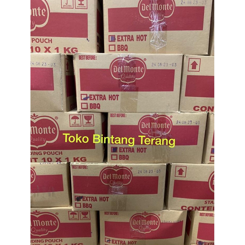 

SAUS SAMBAL DEL MONTE/DELMONTE EXTRA HOT CHILI 10 X 1 KG/ DUS/KARTON