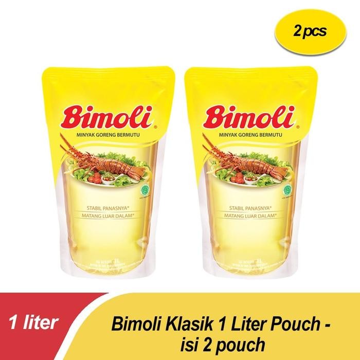

BisaInstan- Bimoli Klasik 1 Liter Pouch - isi 2 pouch