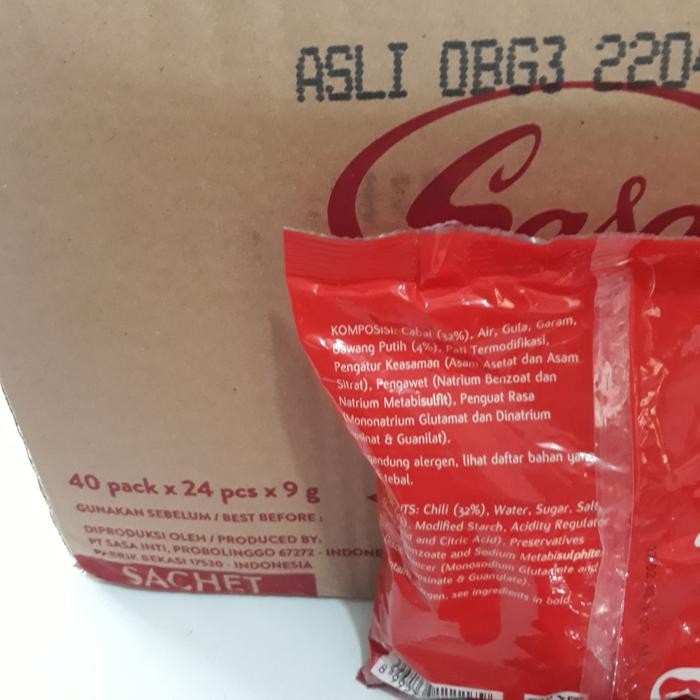 

(DUS)SAMBAL SASA SACHET ISI 40BKS