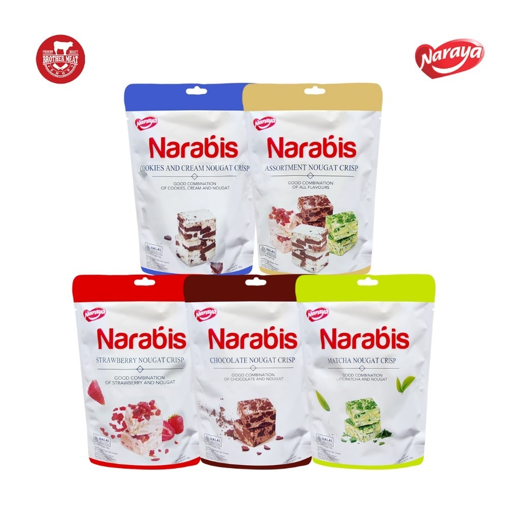 

Naraya Narabis Nougat Crisp 90gr - Brothermeatshop