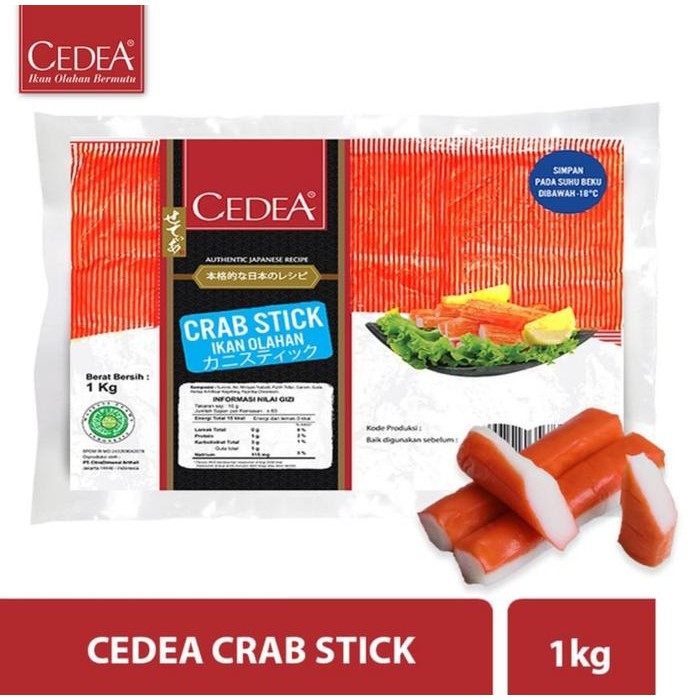 

Kirim,HariYgSama- CEDEA CRAB STIK 1000GR