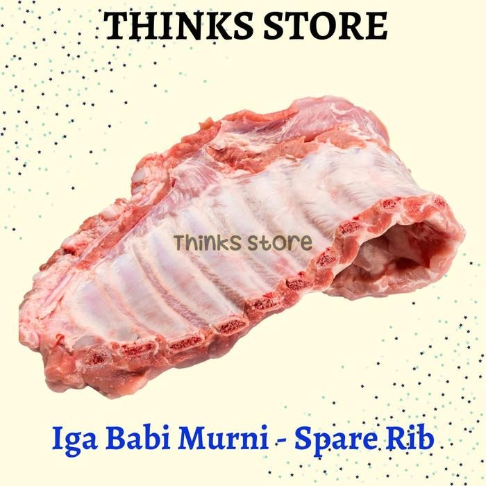 

Kirim,HariYgSama- BALI PREMIUM PORK SPARE RIBS/IGA BABI / PORK RIBS UTUH 1 KG BBQ
