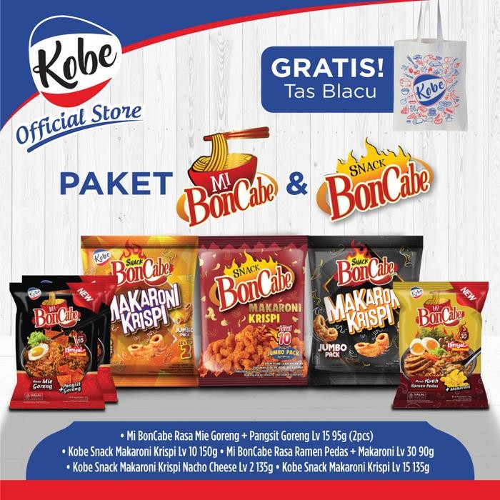 

Kirim,HariYgSama- Paket Mi & Snack BonCabe