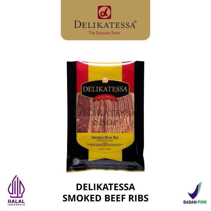 

Kirim,HariYgSama- Delikatessa Smoked Beef Rib Daging Sapi Asap Beef Bacon Halal