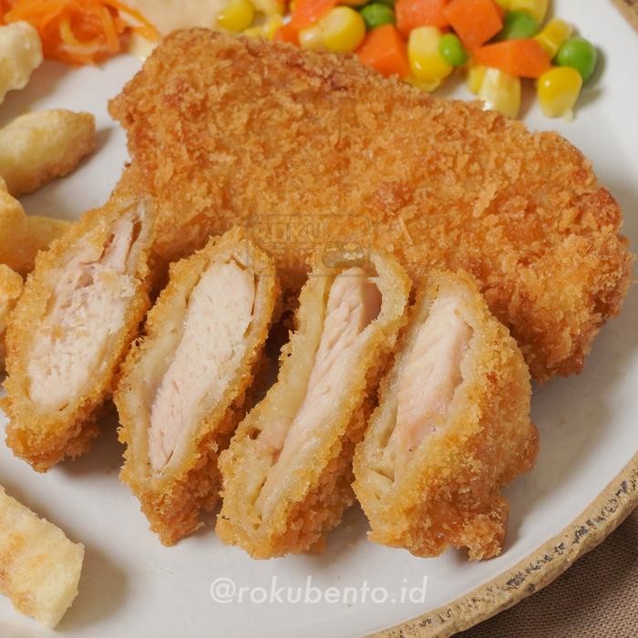 

Kirim,HariYgSama- Chicken Katsu Manis (GRILL) 4 Pcs - Roku Bento