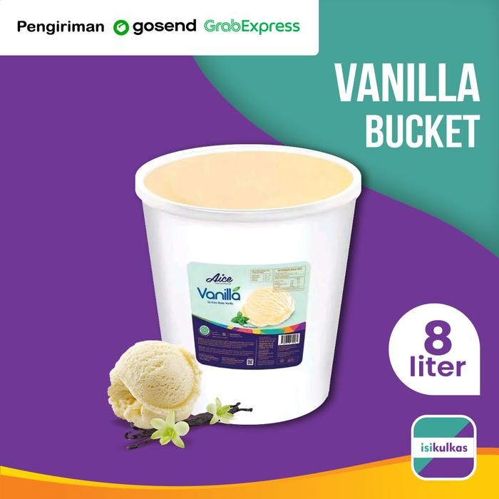 

Kirim,HariYgSama- Ice Cream AICE 8 Liter Rasa Vanilla / Es Krim Ember 8 Liter