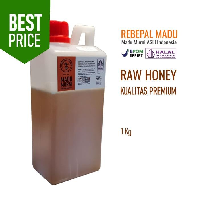 

Rebepal Madu Murni Asli Indonesia Premium Honey - 1 kg