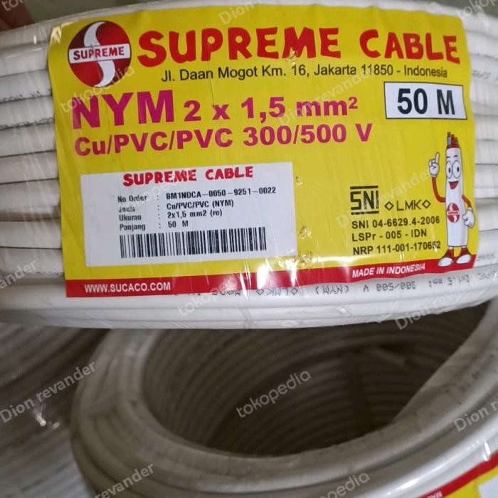 KABEL SUPREME 2X1.5 /NYM 2X1,5 SUPREME 50 METER