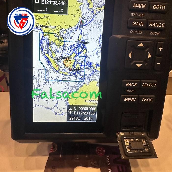 Peta laut bluechart G2 009 bagian barat