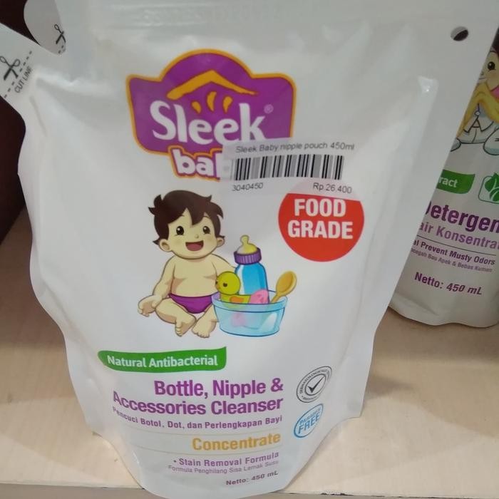 Mamora- Sleek Pencuci Botol / Sabun Bayi / Pencuci Dot & Botol Susu