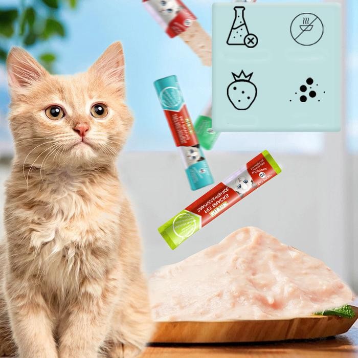 TERMURAH Snack kucing Snack Hewan Peliharaan Cemilan Kucing Cat Snack Creamy Treats Snack Kucing