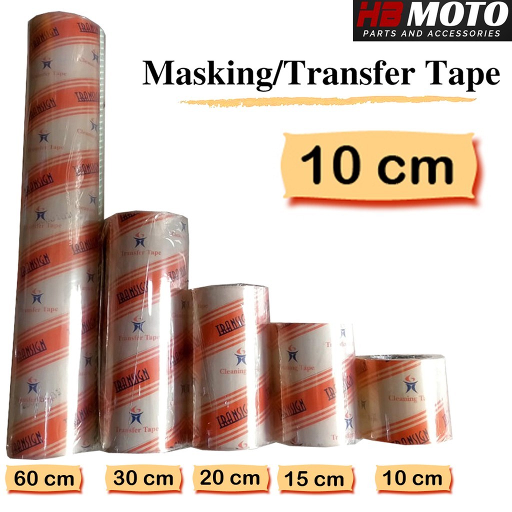 

MASKING TAPE TRANSN 10 CM / Transfer Tape Cutting Sticker Transn