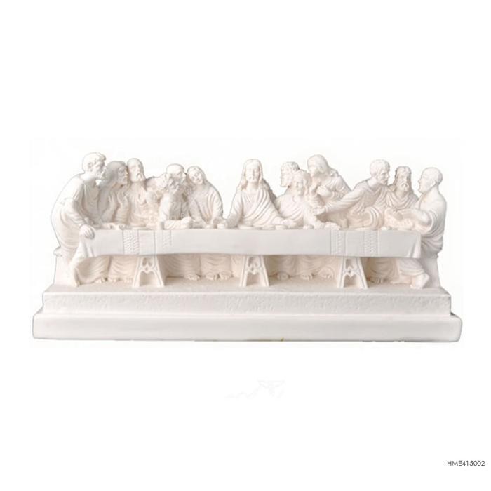 Hiasan Meja Perjamuan Terakhir 3 Dimensi Putih 25 cmToko Katolik