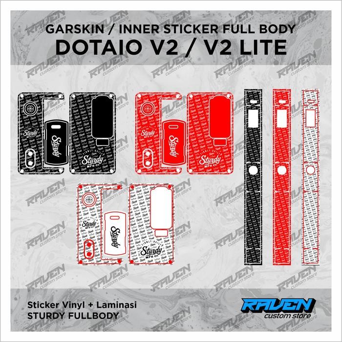 

ready stok inner sticker / garskin dot v2 - v2 lite fullbody motif maternal & sturdy original