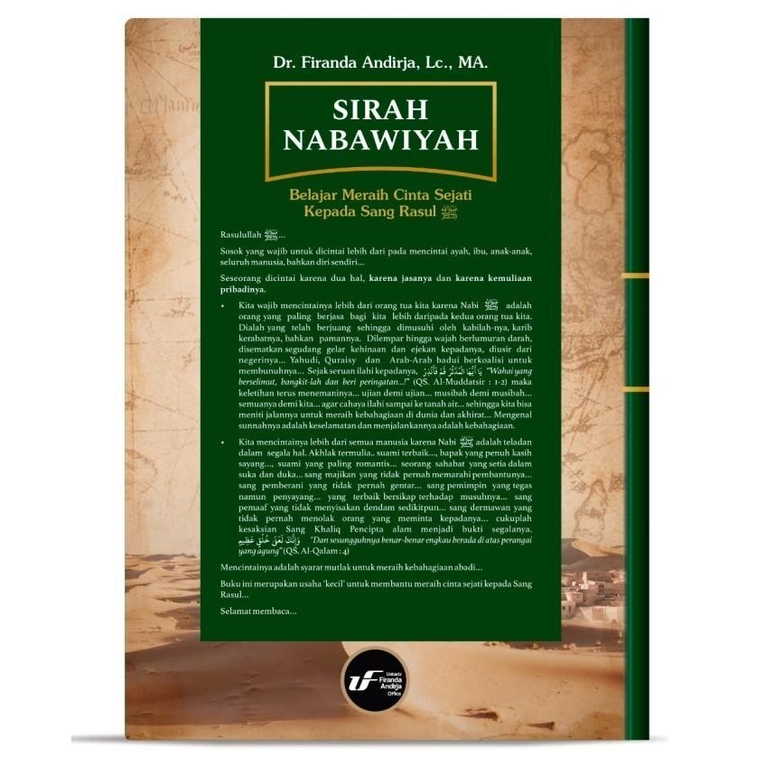 ready stok sirah nabawiyah komplit 1 set isi 6 jilid full color firanda andirja original