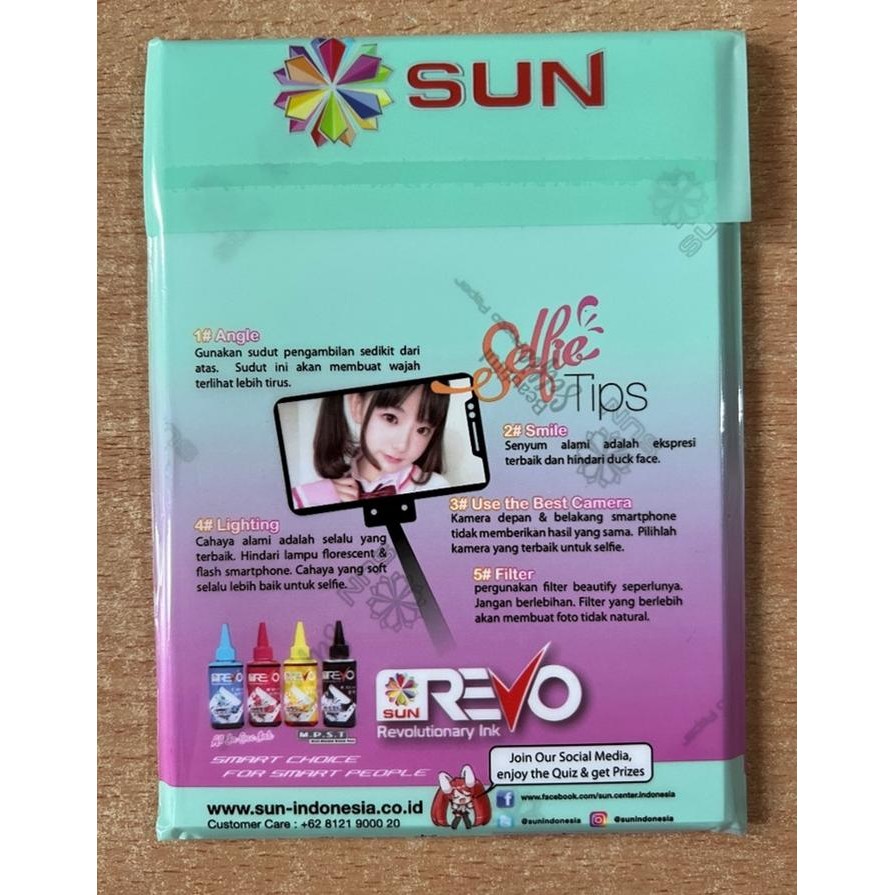 

KERTAS FOTO SUN BEAUTIFUL SELFIE PHOTO PAPER A6 240GSM