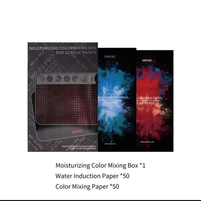 

ready stok palette with system moisturizing for water based paints dspiae varian original