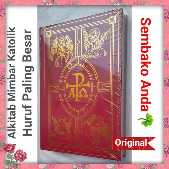 ready stok alkitab mimbar deuterokanonika. alkitab mimbar katolik original