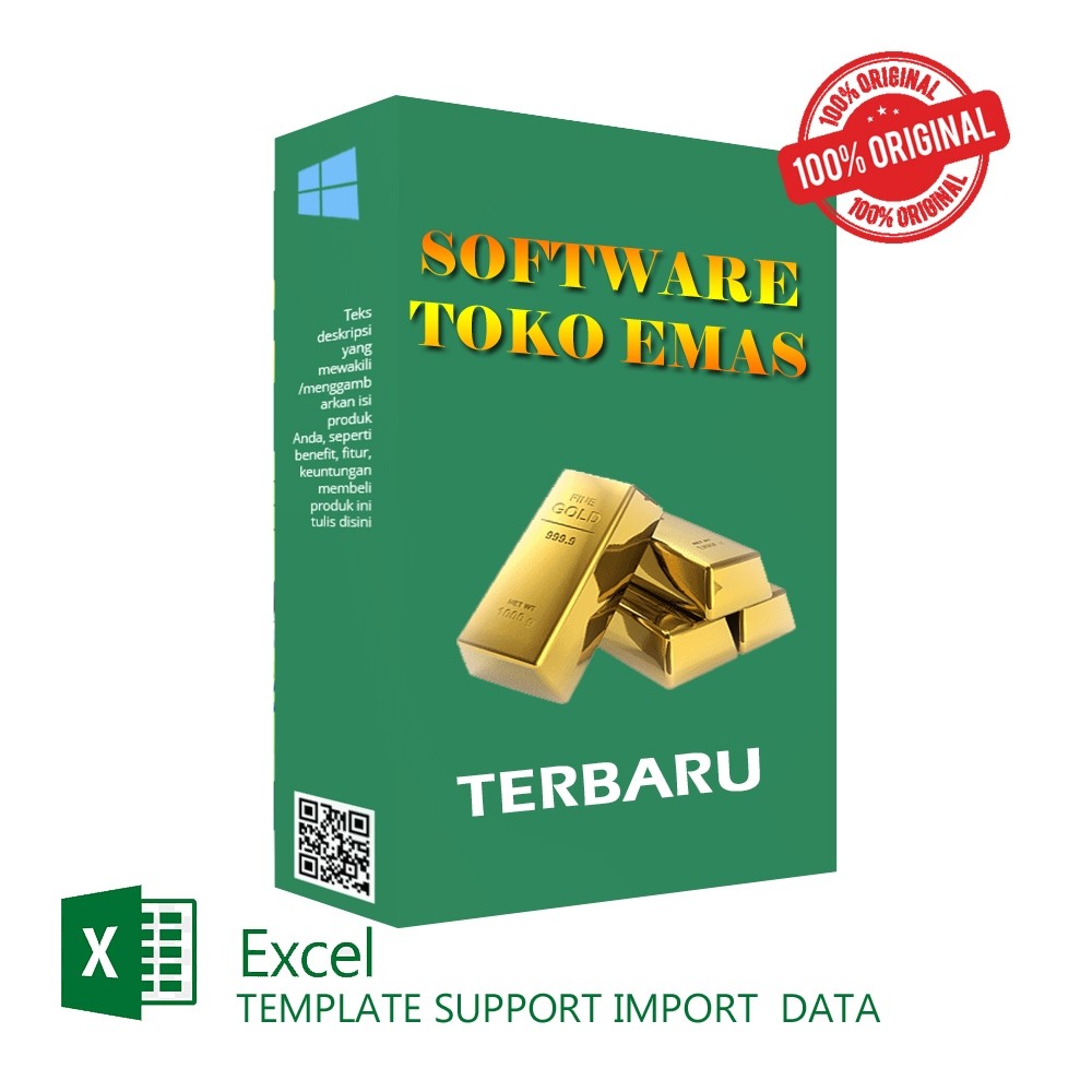 SOFTWARE APLIKASI PROGRAM TOKO EMAS / PEMBUKUAN TOKO EMAS