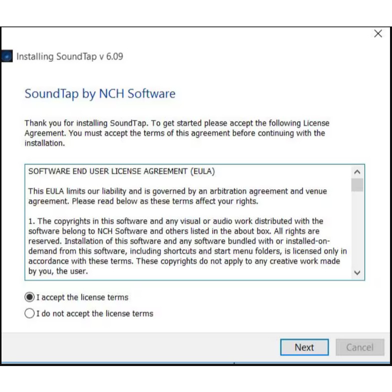 NCH SoundTap Streaming Audio Recorder