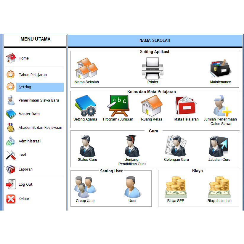 Software Sistem Akademik Sekolah 3.0 UPDATE