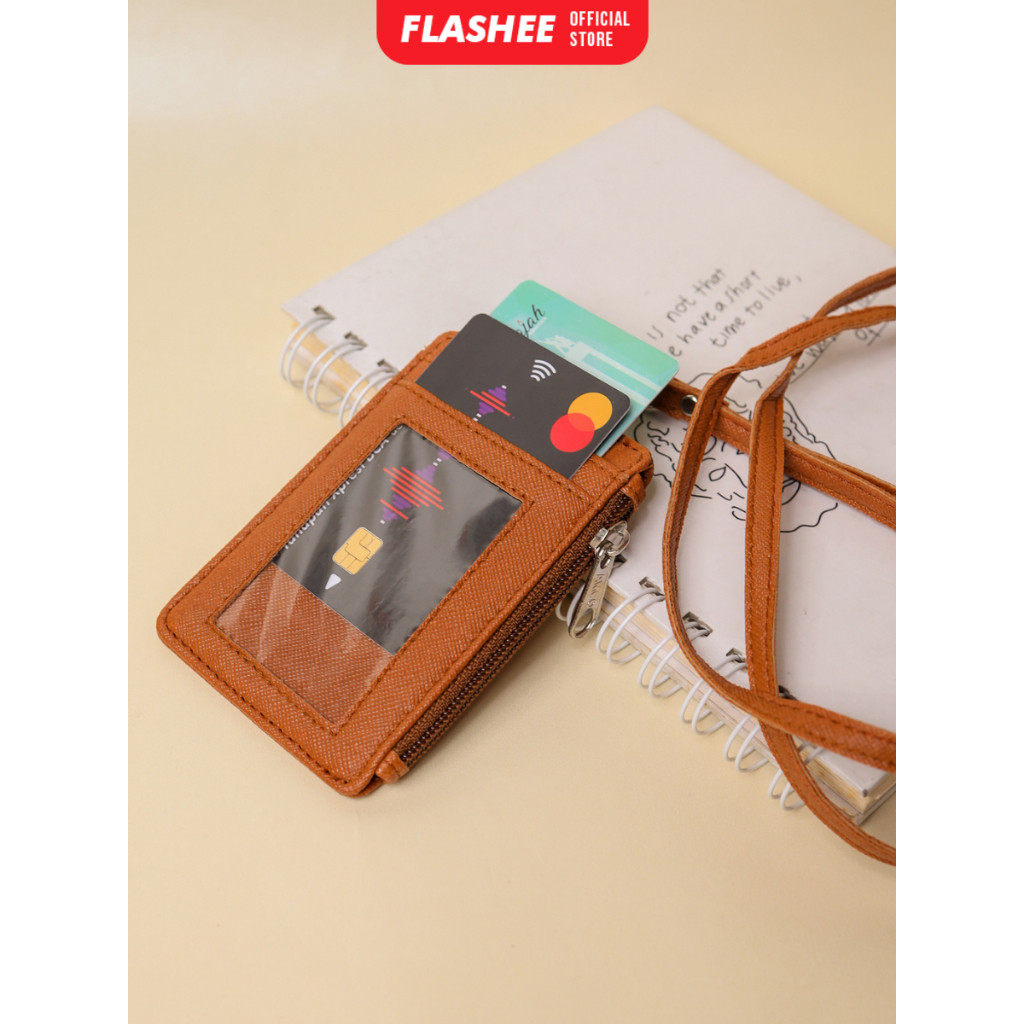 

Flashee ID Card Holder Resleting Name Tag Seleting Taylor Lanyard Risleting Kulit Sintetis