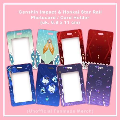 

[PROMO] Photocard ID Card Holder Merchandise Genshin Impact Honkai Star Rail [unofficial fan merch]