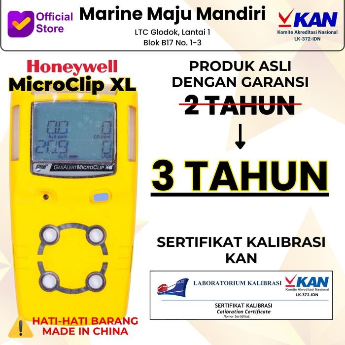GARANSI 3 TAHUN Multi Gas Detector Honeywell BW MicroClip XL Ori