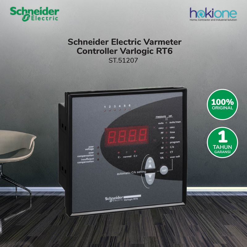 Schneider Electric Varmeter Controller Varlogic RT6 - 51207
