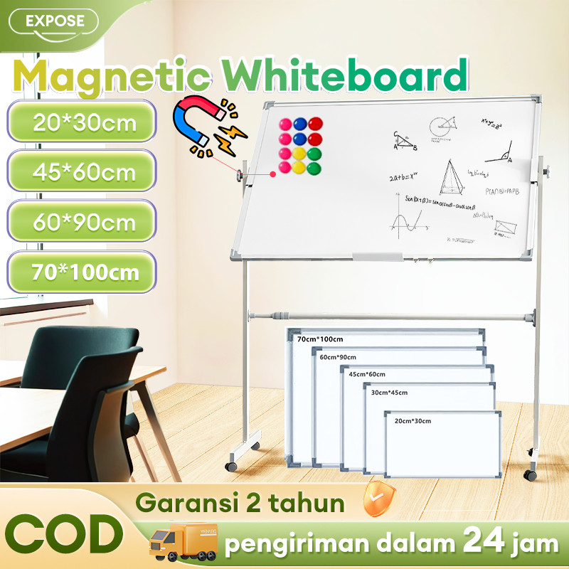 

Whiteboard Magnetic White Board With Stand Free Marker Eraser Suitable For Office Classroom Home