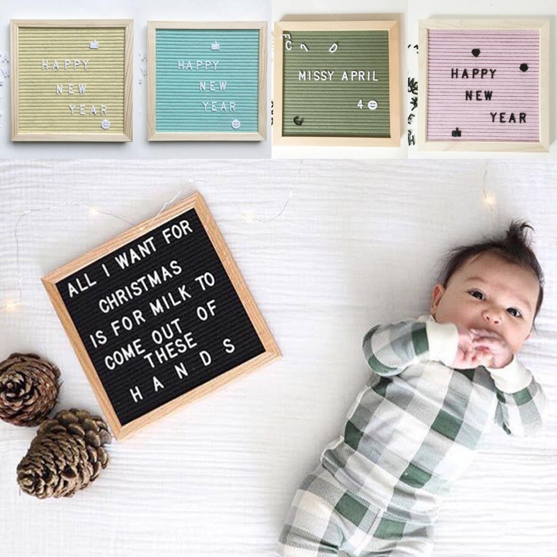 

Papan Nama Bayi / Felt Letter Board Set / Boneka Bunny Properti Foto/ Papan Huruf Letter Board /