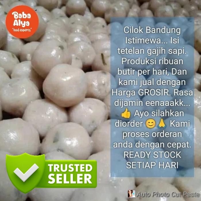 

NewZbgt- Cilok Bandung Super Isi Tetelan / HARGA GROSIR / Isi 100 Butir