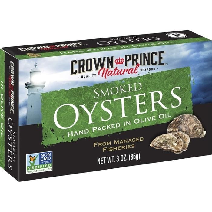 

NewZbgt- Crown Prince Natural Smoked Oysters In Olive Oil 85 gram