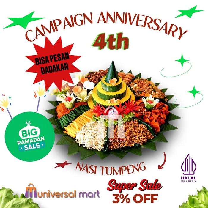 

NewZbgt- Nasi Tumpeng besar porsi 15