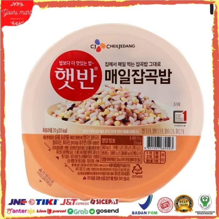 

NewZbgt- Cj Cheiljedang Nasi Instan n Multi Grain 210 gram