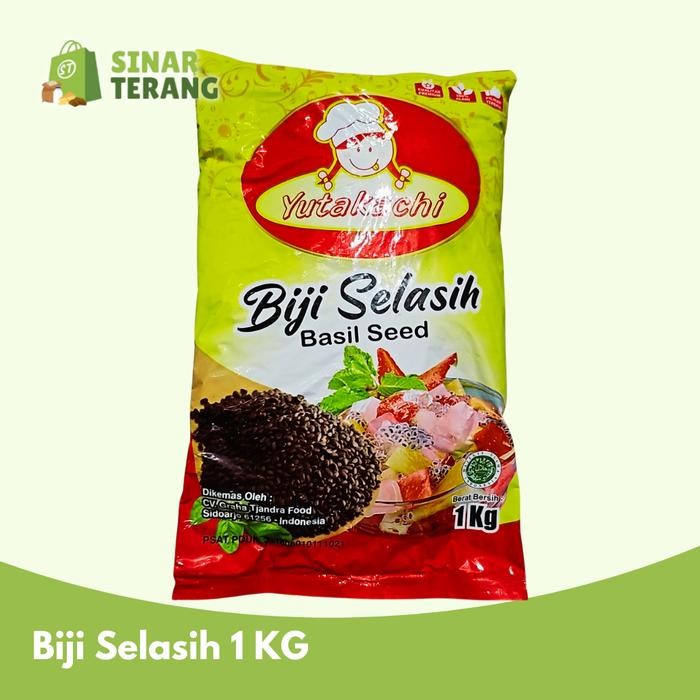 

NewZbgt- Basil Seed / Biji Selasih Import per 1 Kg repack / GROSIR
