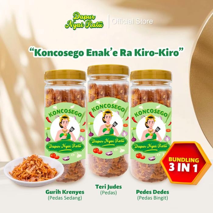 

NewZbgt- Paket Koncosego 3 IN 1 Bawang Goreng Dapur Nya1 Ratu
