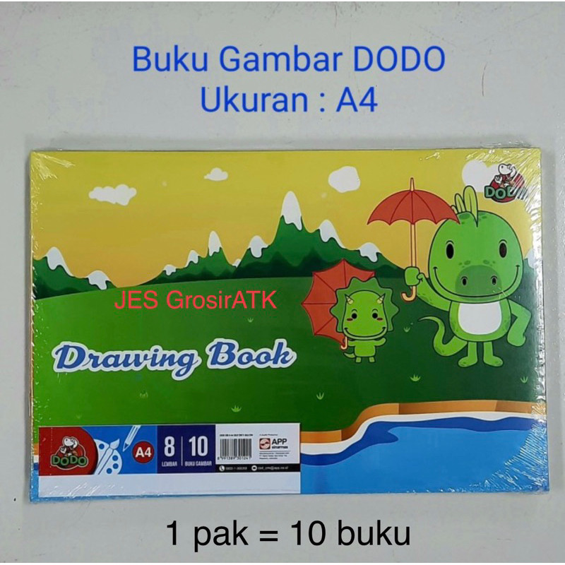 

Buku Gambar DODO A4 (1 pak = 10 buku)