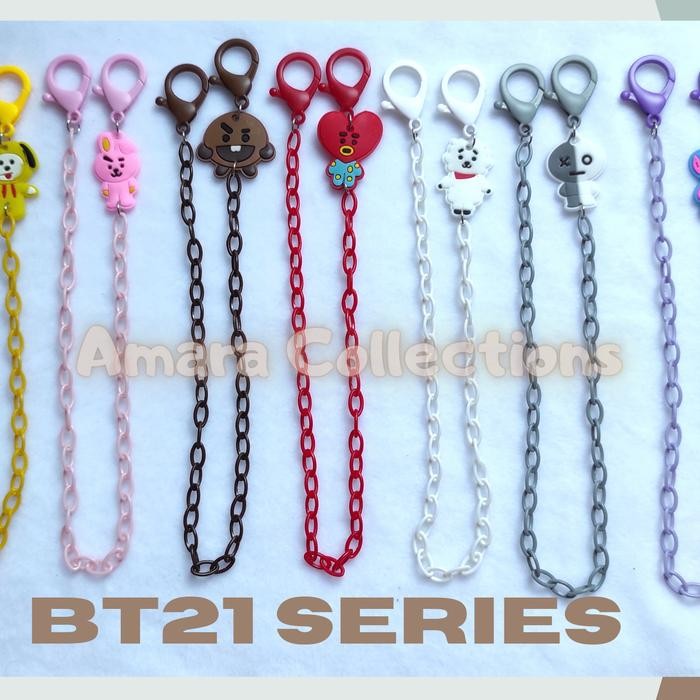 Promo [NEW] TALI MASKER ANAK CEWEK COWOK BTS STRAP MASKER BT21