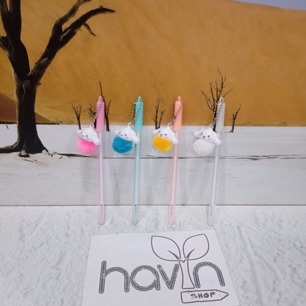 

(12pc) PEN GEL CINNAMOROLL KELINCI MELODY SANRIO PENA PULPEN BULU