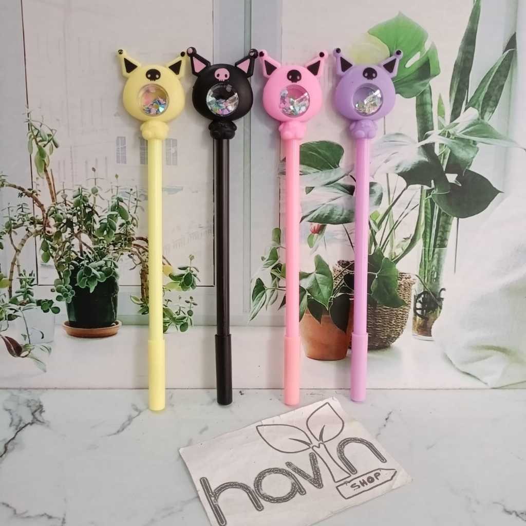 

(12pc) PENA BALLPEN PEN GEL MANIK KUROMI SANRIO