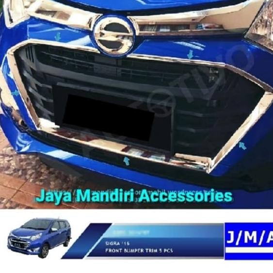 List Chrome Bumper Sigra Jsl