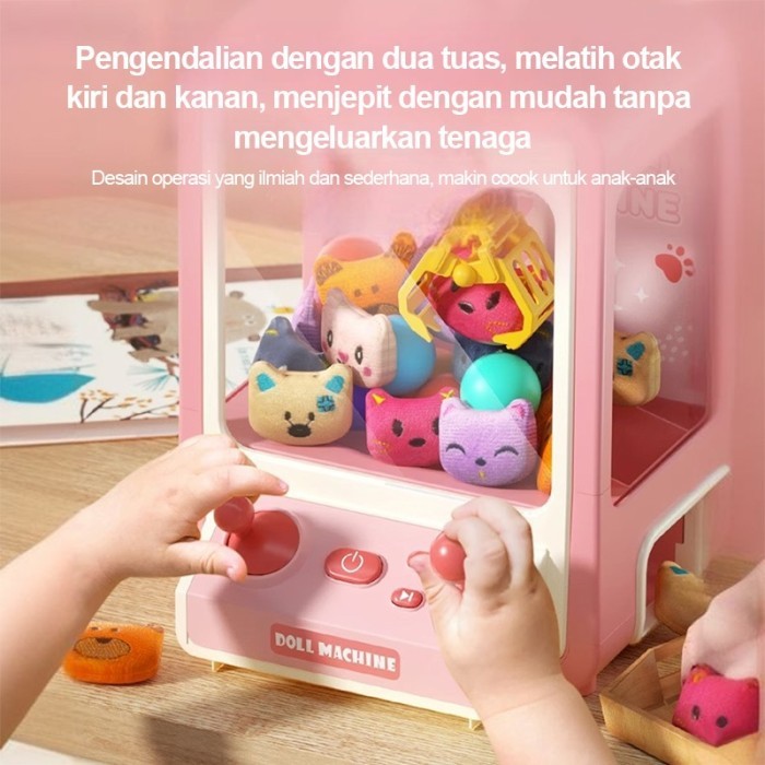 Anak Mesin Tangkap Boneka/Mesin Capit Boneka Modern/Mesin Capit Boneka Seperti Time Zone/Mainan Anak