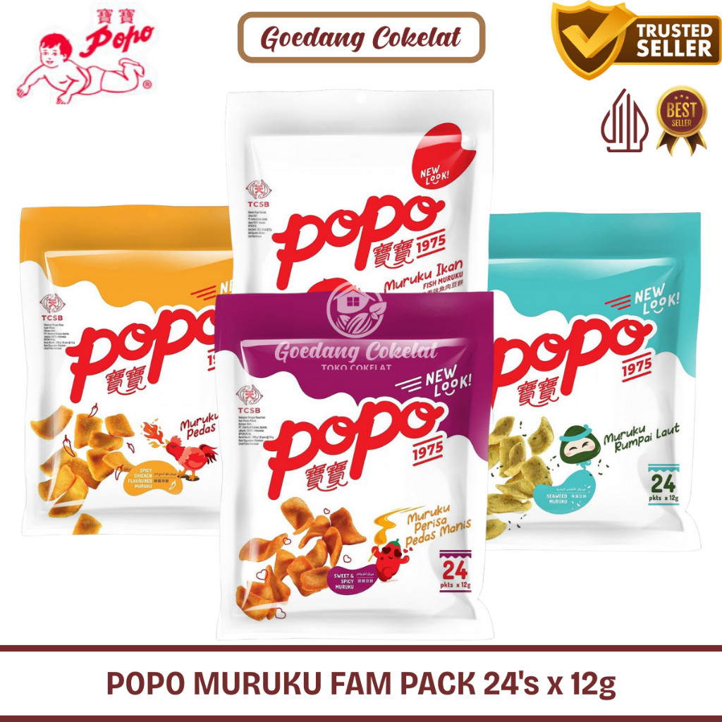 

POPO MURUKU Rasa Ikan Seaweed Spicy Chicken Sweet Spicy Otak-Ku Otakku Maruku Fish / Snack Otak-Otak